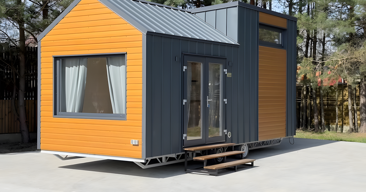 Extra-wide tiny house provides apartment-like living for two
