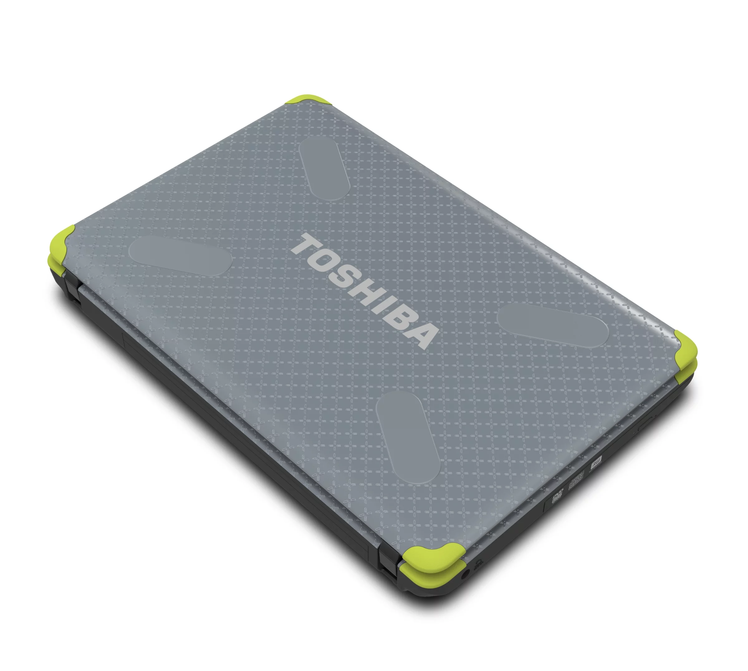 The L735D's 320GB HDD features a Hard Drive Impact Sensor
