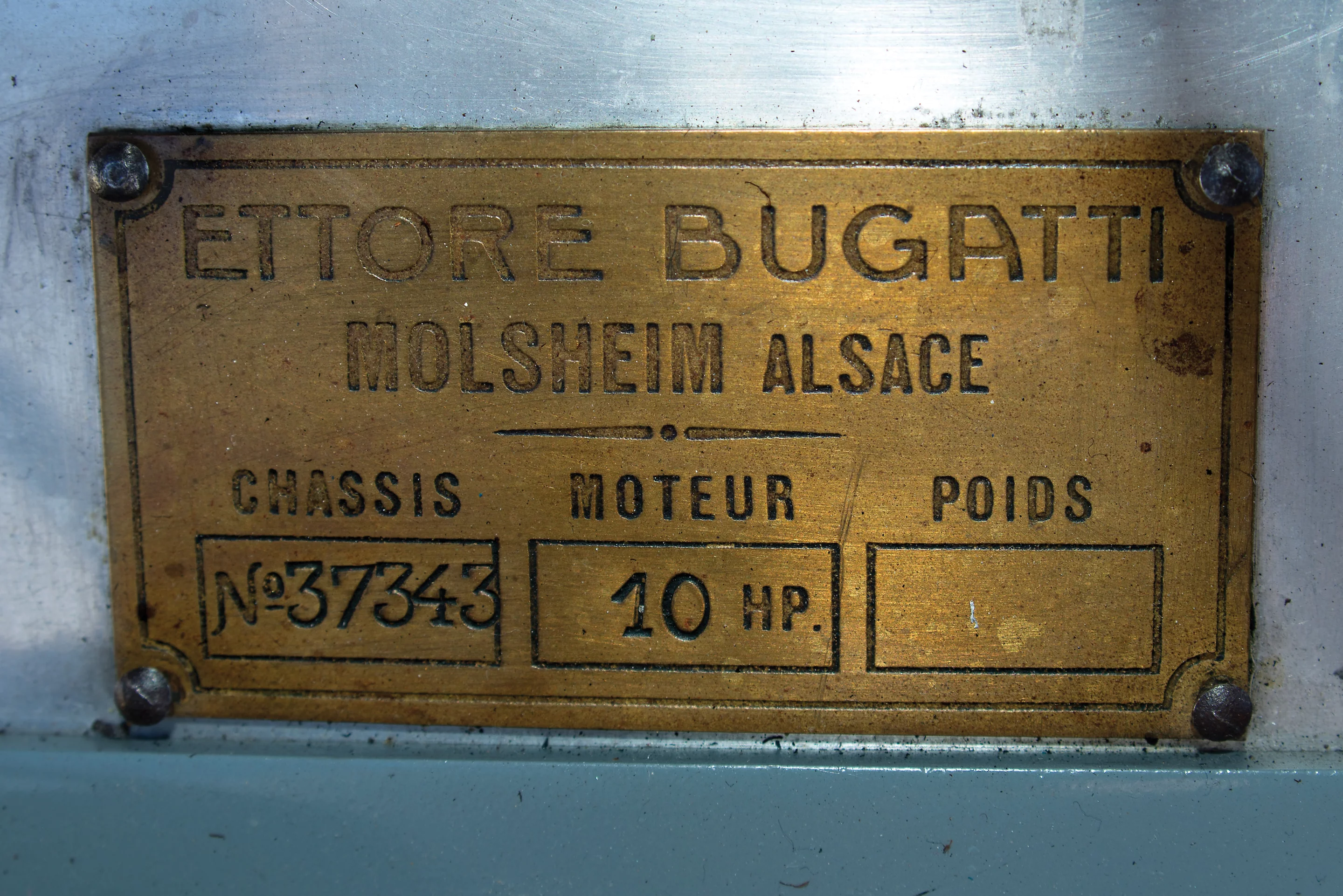 By the mid-1990's and after multiple owners, the car's engine and transmission has been replaced, but it still retains its original coachwork