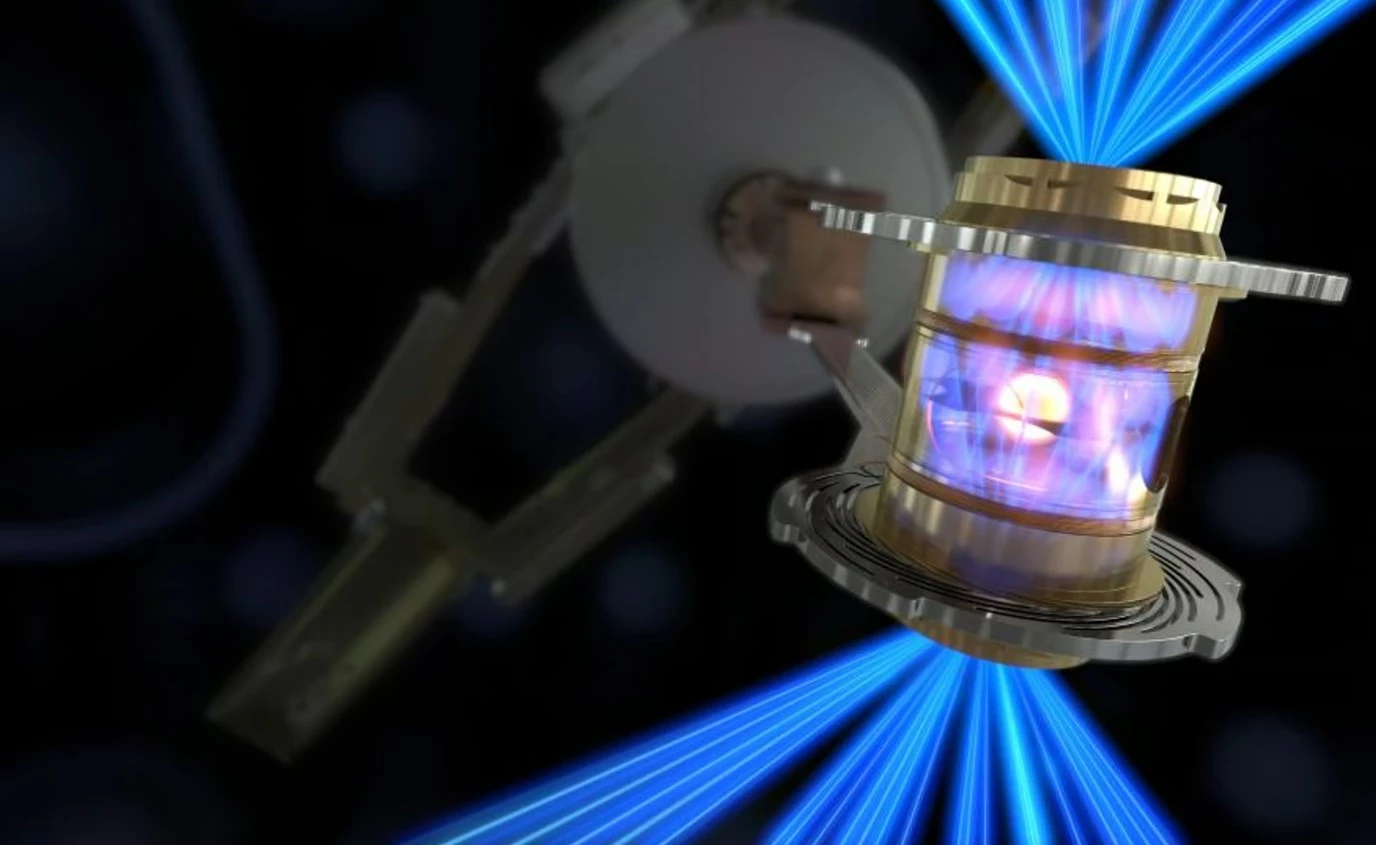 To create fusion ignition, the National Ignition Facility’s laser energy is converted into X-rays inside a capsule called a hohlraum, which then compress a fuel capsule until it implodes, creating a high-temperature, high-pressure plasma