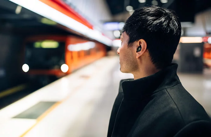 The QuietOn Sleep buds come with a carry case that doubles as a charger