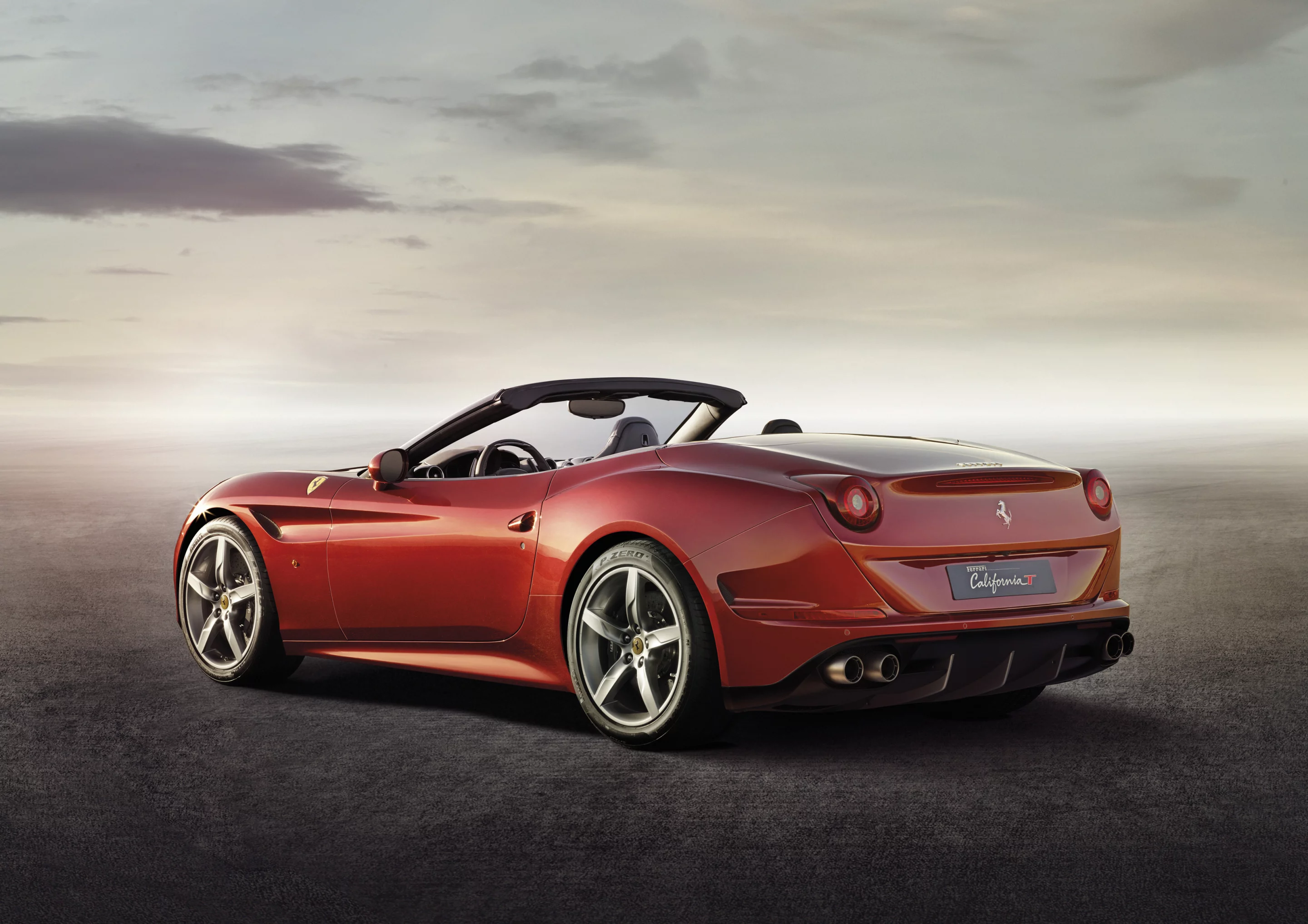 The Ferrari California T's body puts the emphasis on aerodynamics
