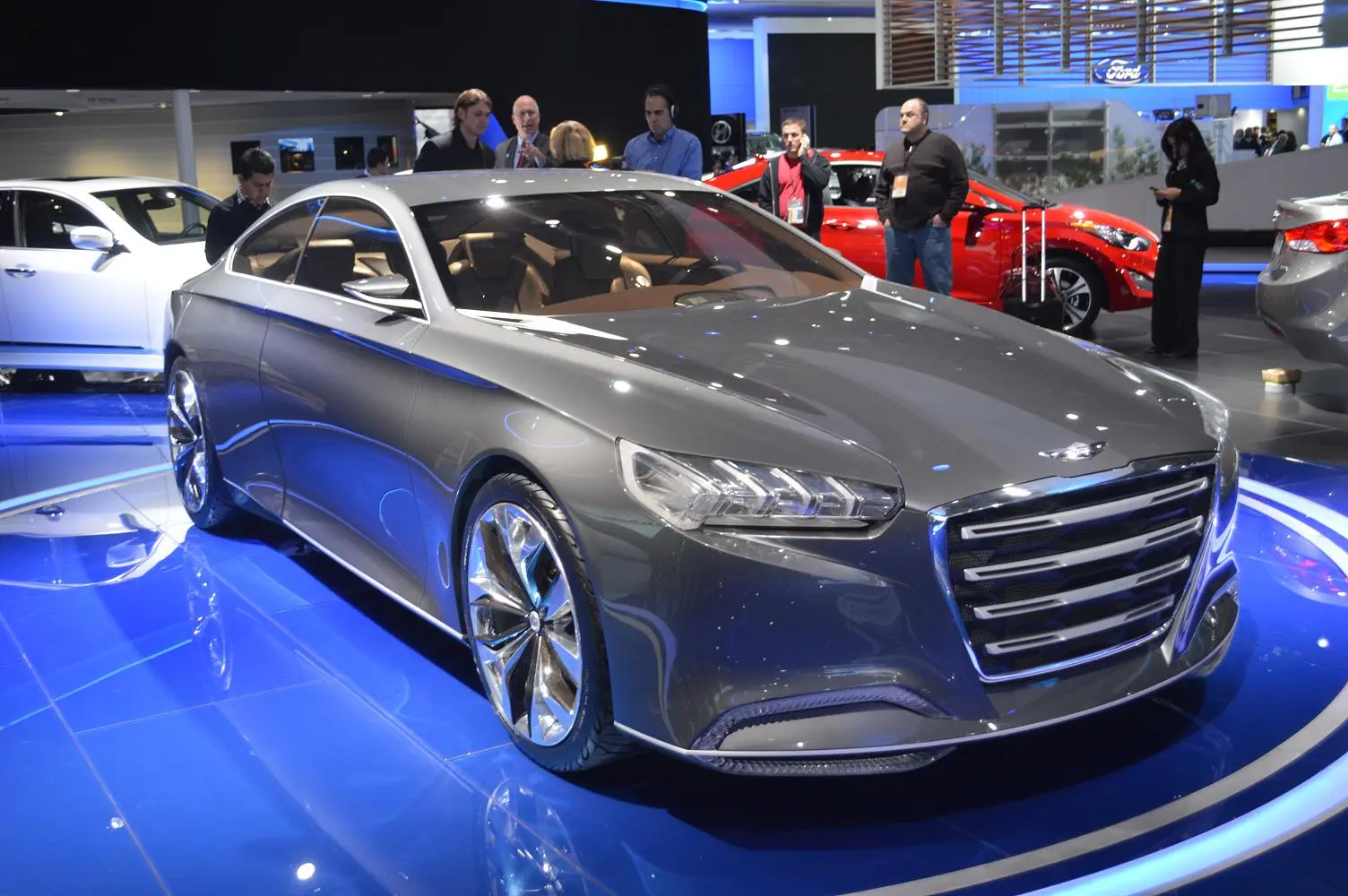 The Hyundai HDC-14 Genesis concept at the North American International Auto Show
