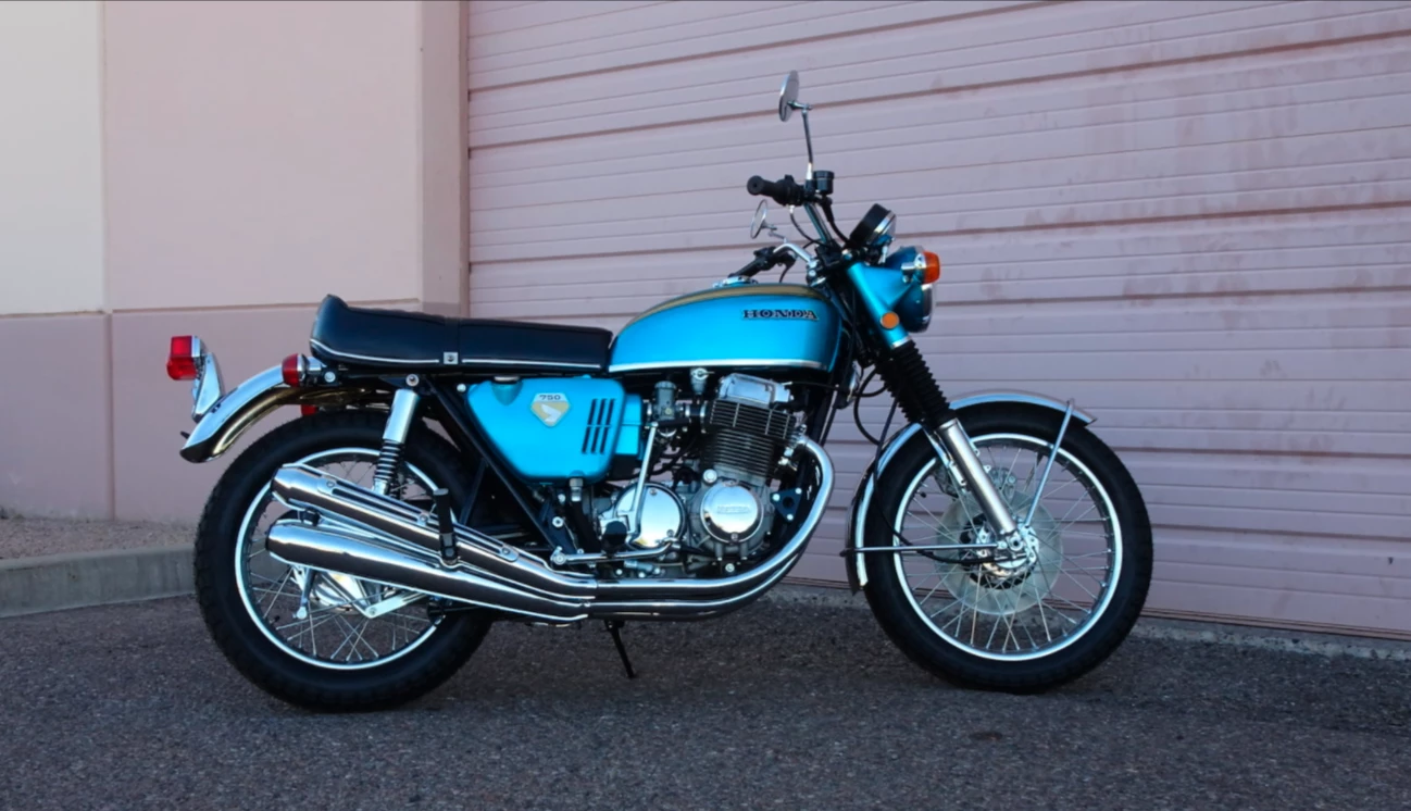This 1969 Honda CB750 KO Sandcast sold for $28,600 as Lot F174 at Mecum Auctions' Las Vegas sale on Friday, 28 January 2022
