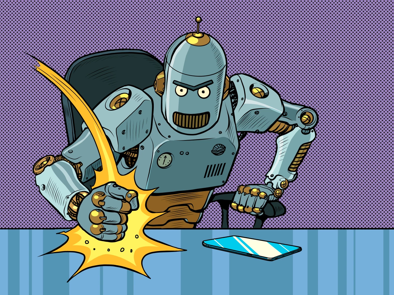 Scientists have developed a new type of electronic skin that directly responds to physical harm.