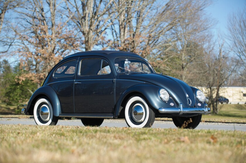 Fetching $66,000, this 1953 Volkswagen 'Zwitter' Beetle is one of the ten most valuable Beetles to have ever sold at auction. RM-Sothebys sold it in Scottsdale 2013 | Auction Link