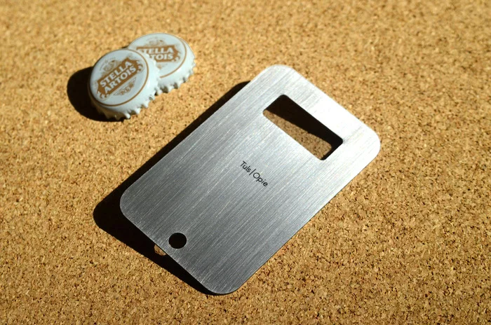 Opie is a simple bottle opener designed to be carried at all times