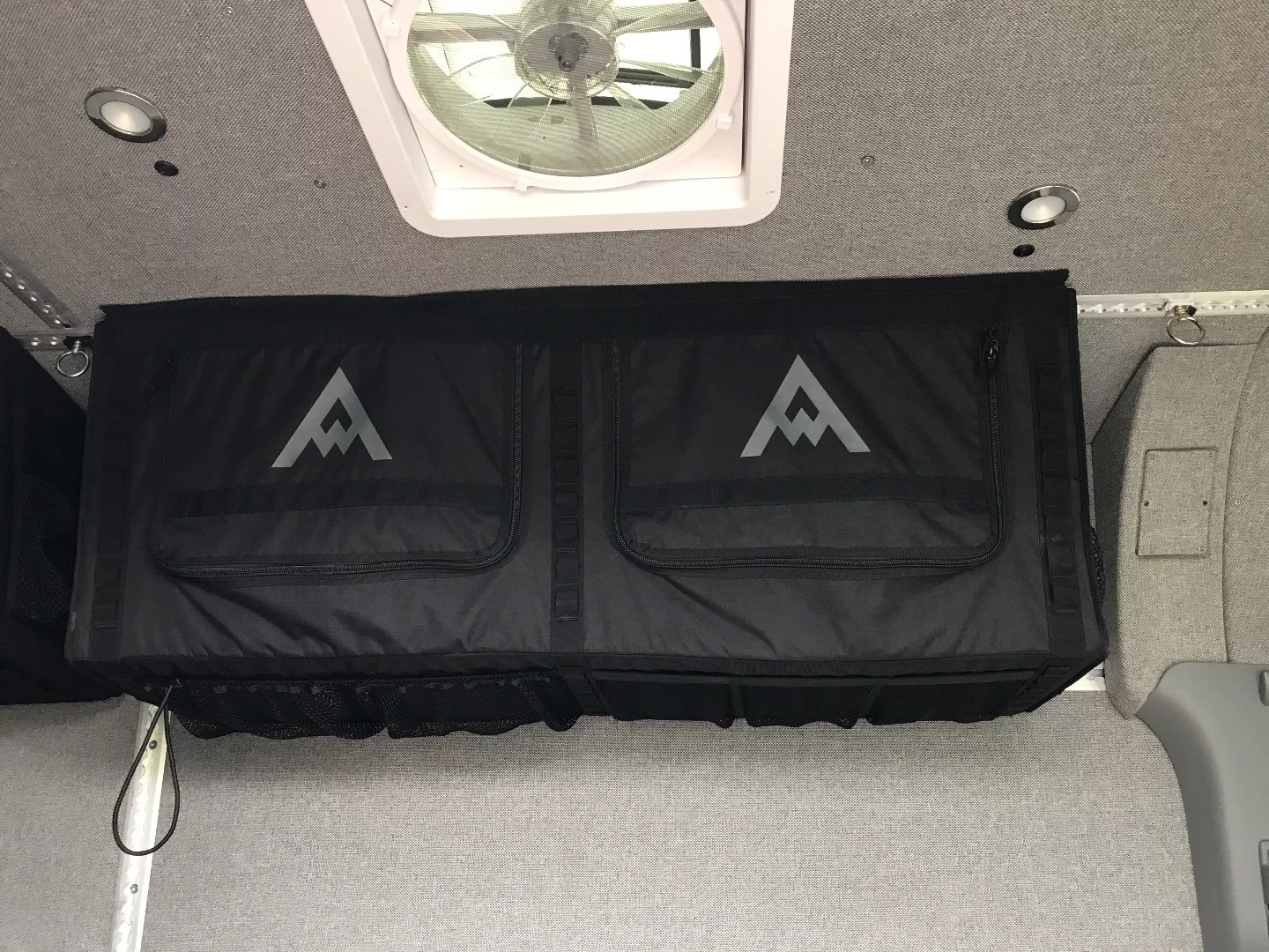 Adventure Wagon's MULE lockers use a nylon construction with wood support panels