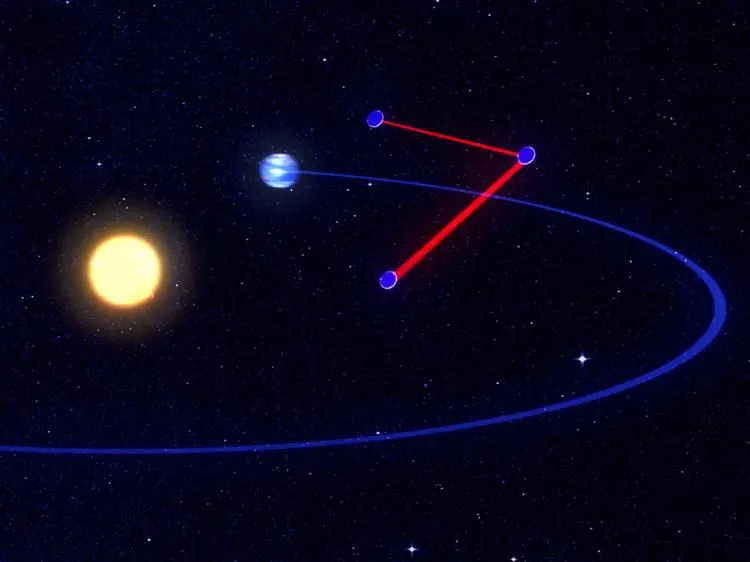 Artist's impression of eLISA formation (Image: AEI/MM/exozet)