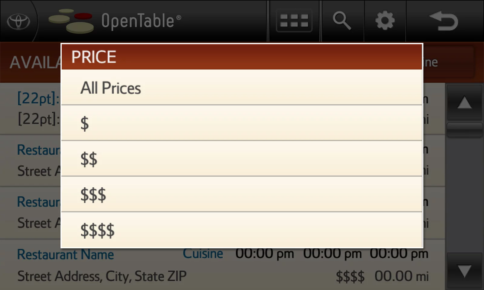 Toyota Entune System