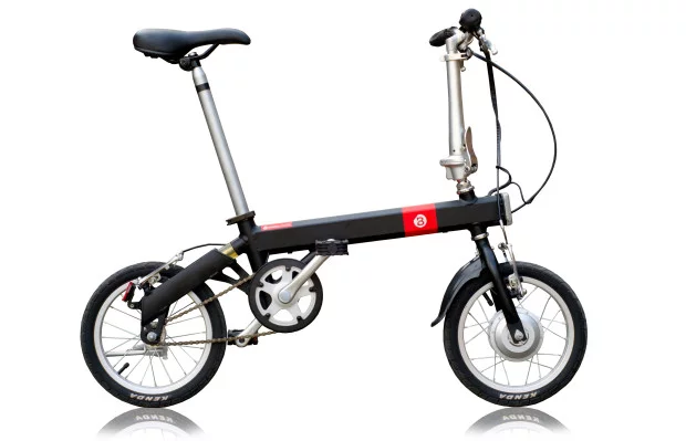 The CMYK 4.0 smart folding e-bike in black