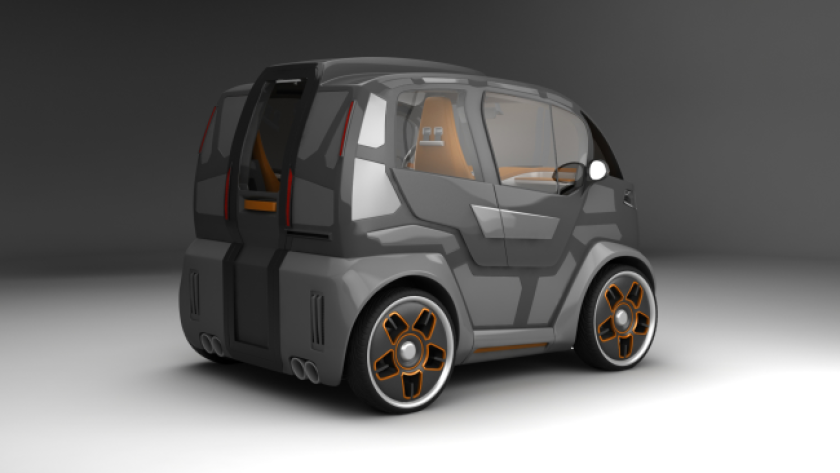 The external body panels can be changed, depending on what color you want