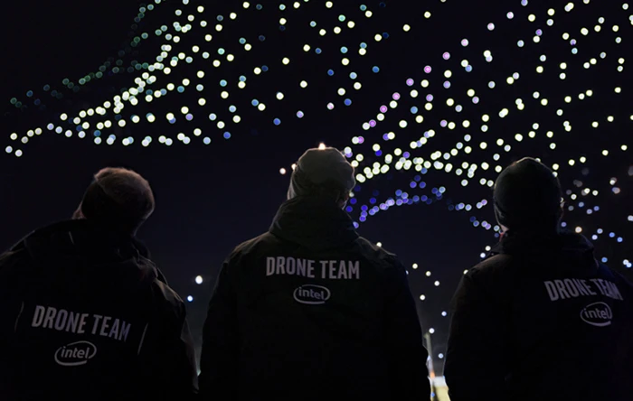 Intel's shooting star drones first arrived on the scene in early 2016