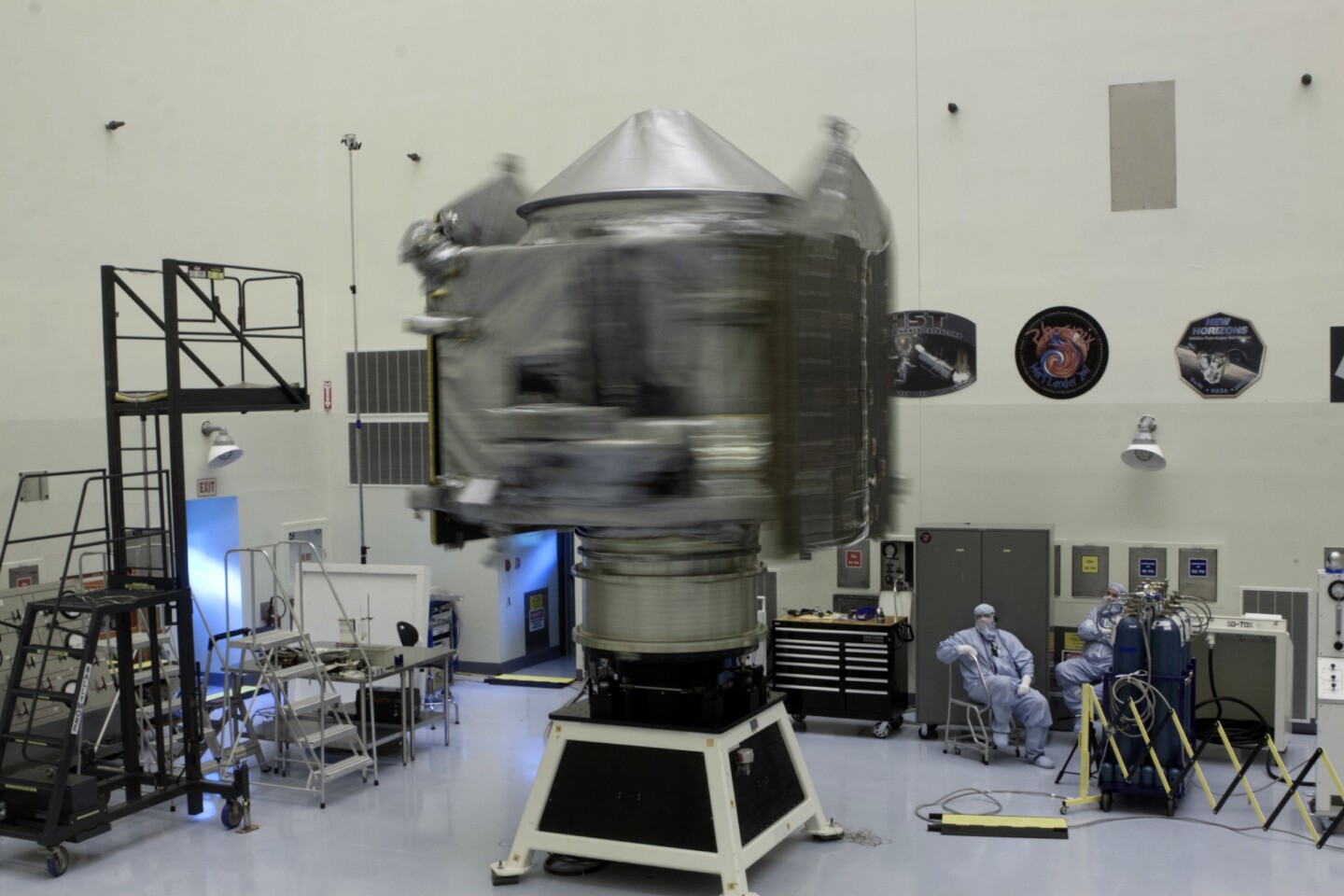 MAVEN spin test (Image: NASA/Kim Shiflett)