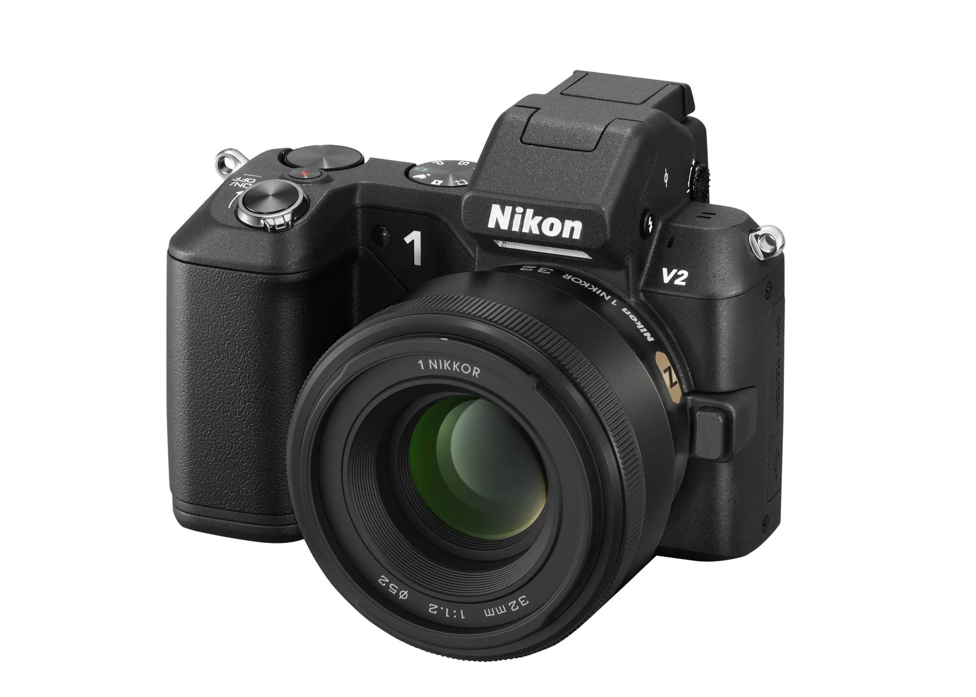 The Nikon 1 NIKKOR 32mm f/1.2 features Nano Crystal Coat, Silent Wave Motor and a manual focus ring