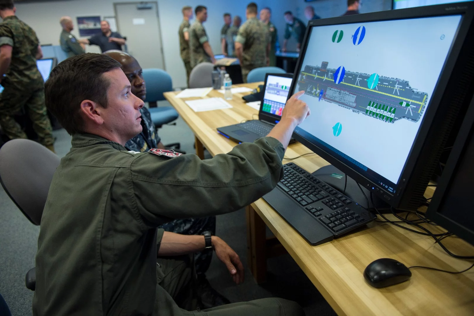DSIMS replaces an analog system called the "Ouija board" that's been in use since the Second World War