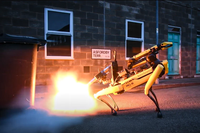 Robot Dog Exploding Robodogs tackle bomb detection, defusing and disposal