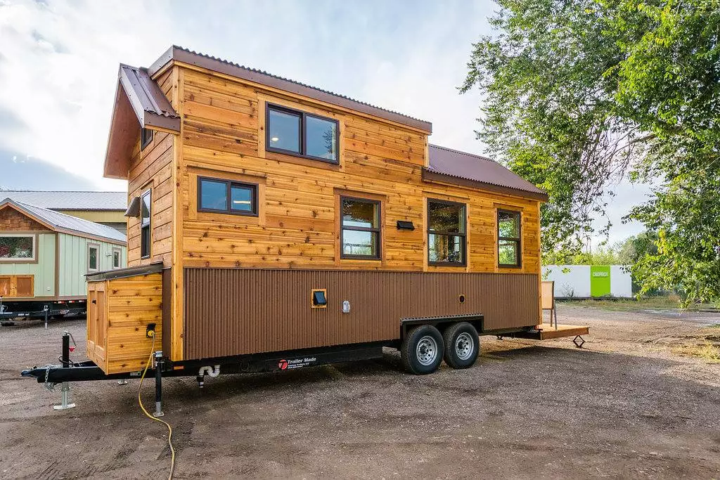 Davis's 22 ft Off-Grid Tiny Home cost around US$79,000