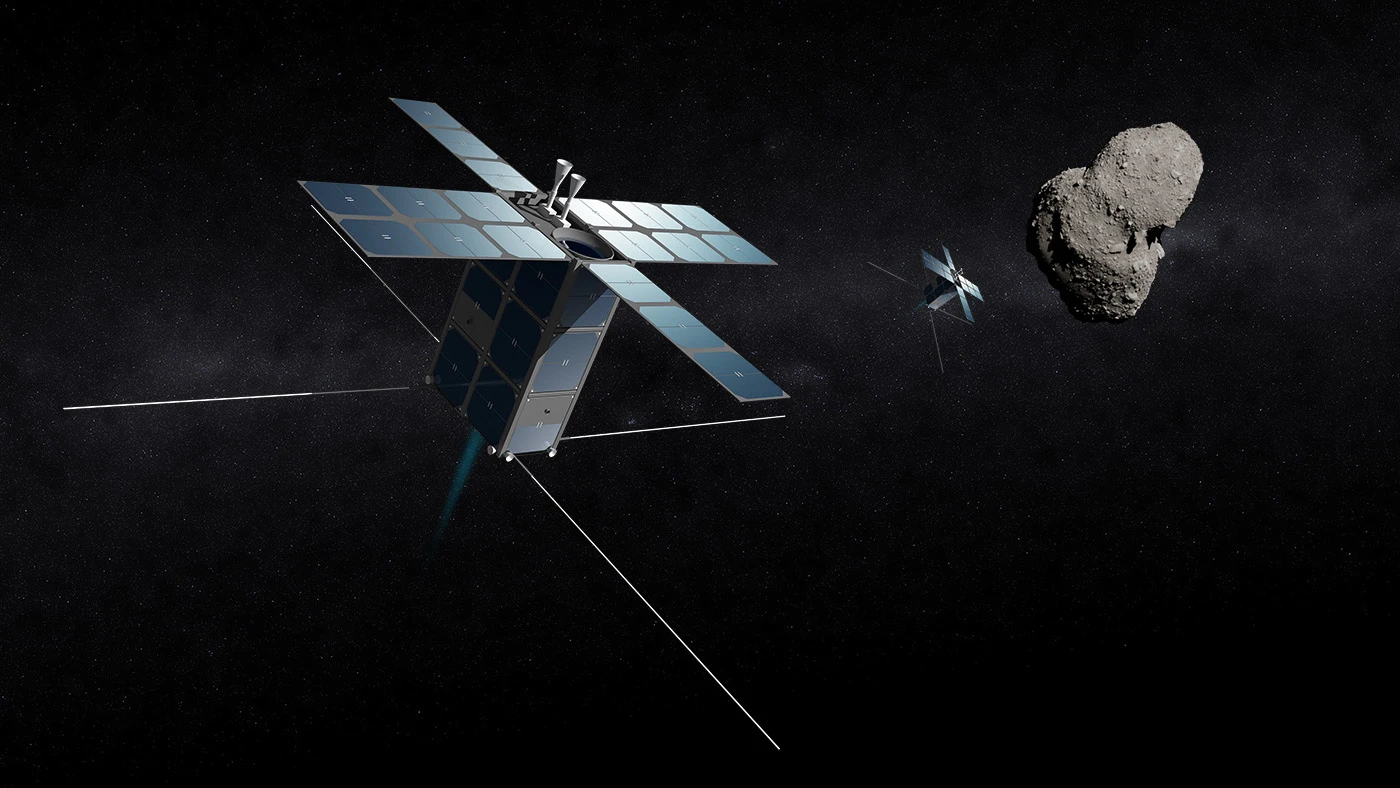 Versteeg's Firefly is one of many conceptual devices in Deep Space Industries (DSI) asteroid harvesting arsenal (Image: Bryan Versteeg / Spacehabs.com)