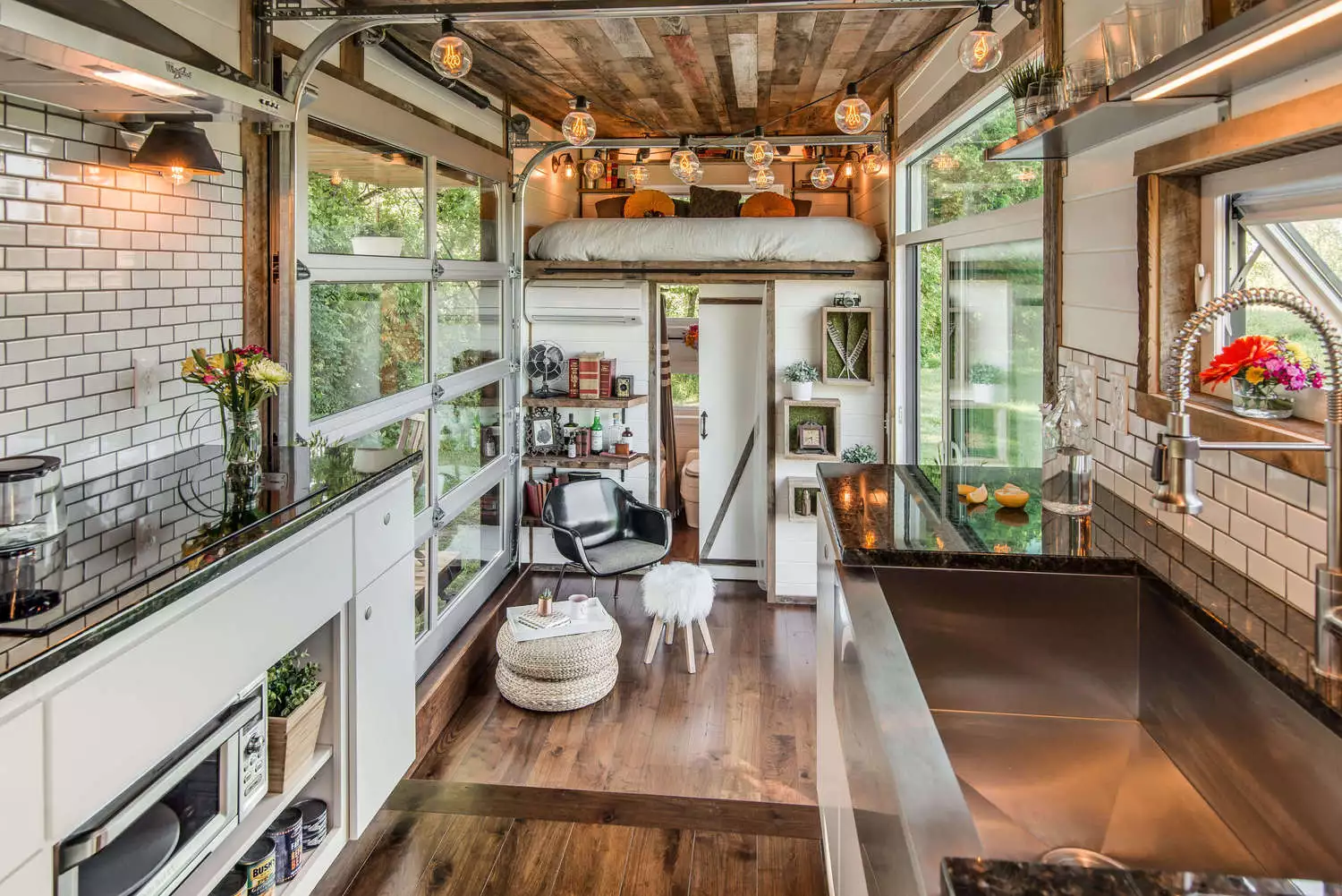 Inside the tiny home