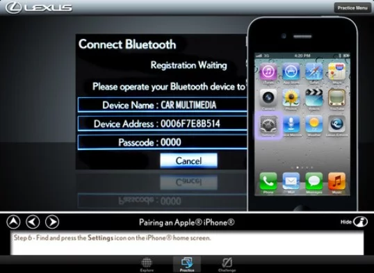 The Enform system connects to your smartphone to bring Internet and apps