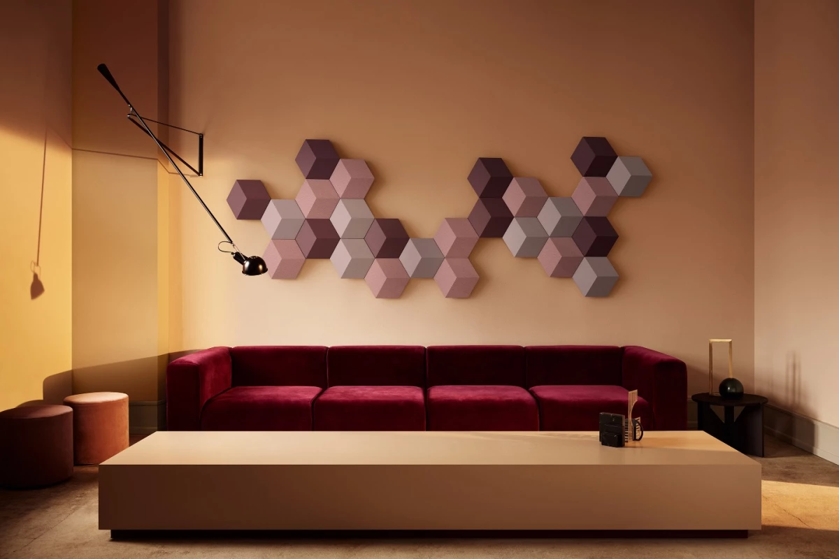 The B&O BeoSound Shape, complete with mixed-color tiles