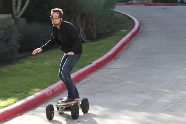 The aptly-named "Board of Imagination" moves forward just by having a user think about it, while wearing an Emotiv EPOC headset