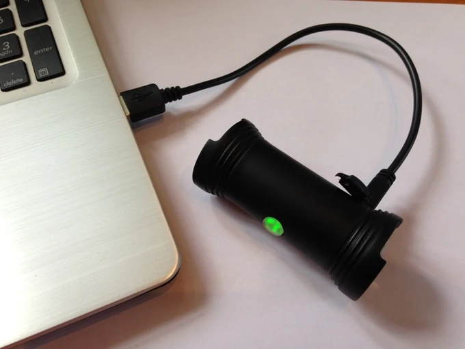 One 3-hour charge of the Brightside's lithium battery should be good for about 50 hours of use