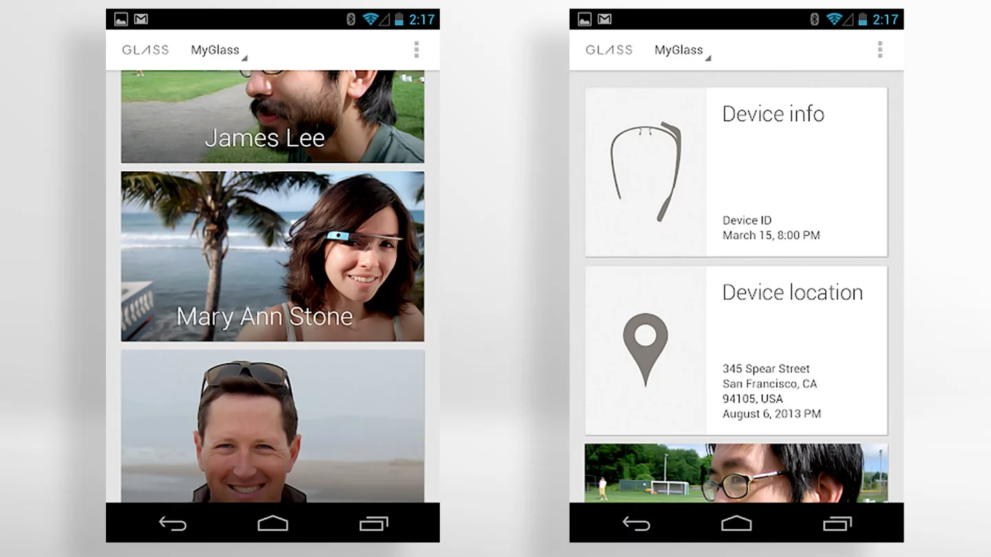 The MyGlass app lets Android phone owners sync up with Google Glas