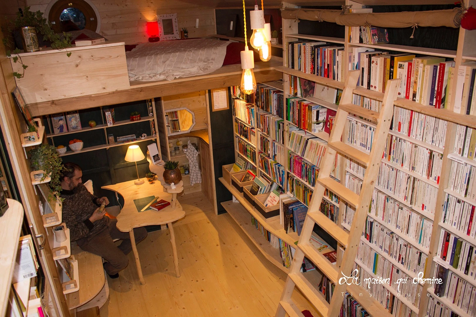Interior view of the bookstore