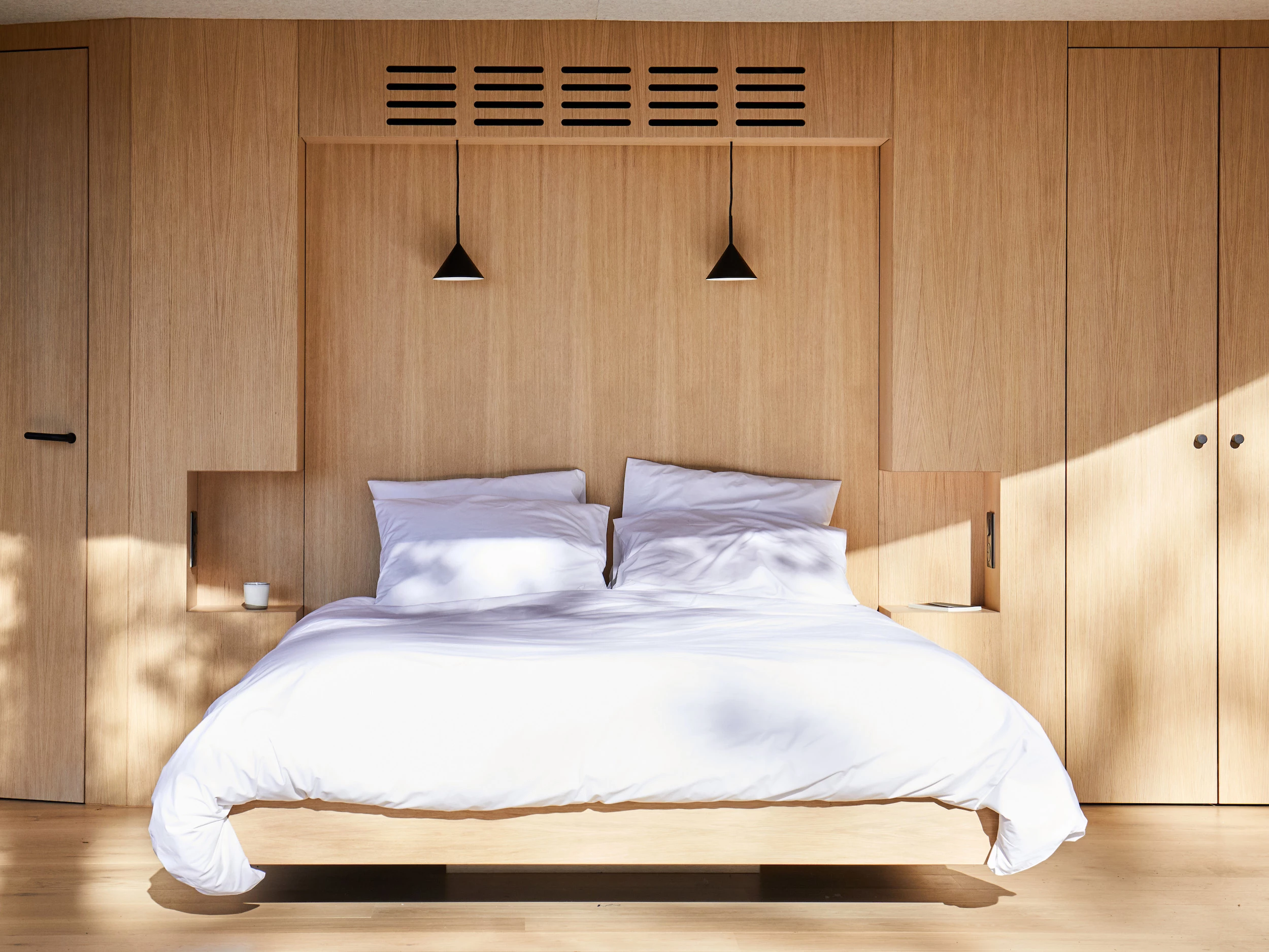 The LumiPod pictured is the smallest 18 sq m (193 sq ft) model, though it also comes in a larger 36 sq m (387 sq ft) version