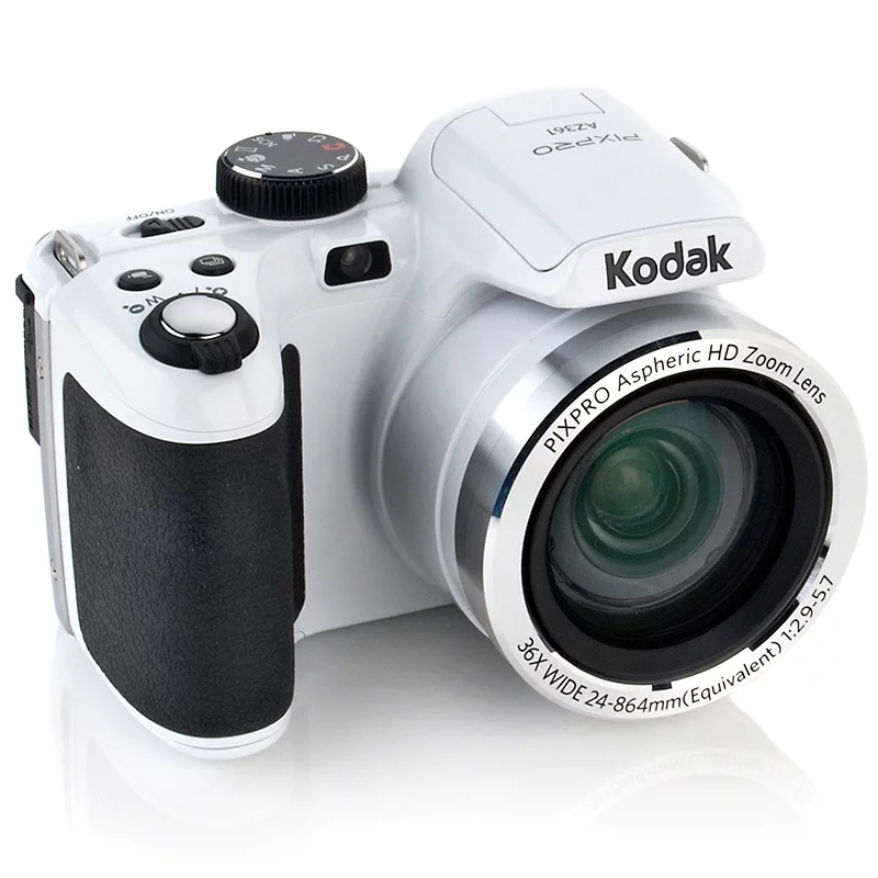 The AZ361 features a 16-megapixel (1/2.3-inch) CCD Sensor, and an aspheric HD 36x wide-angle optical zoom lens