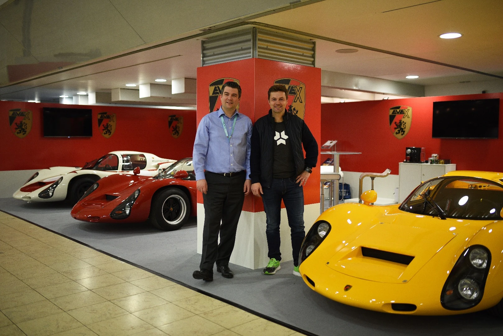 Kreisel and Evex showed a 910e, Evex 910 and original Porsche 910 at the recent Techno-Classica Essen show