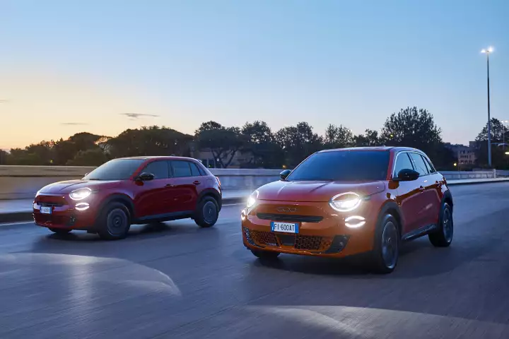 The big sister to the cute 500e city EV, the Fiat 600e is available as a standard RED edition and a premium La Prima model