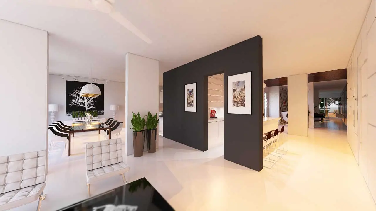 All of the apartments are cross-ventilated to provide further cooling