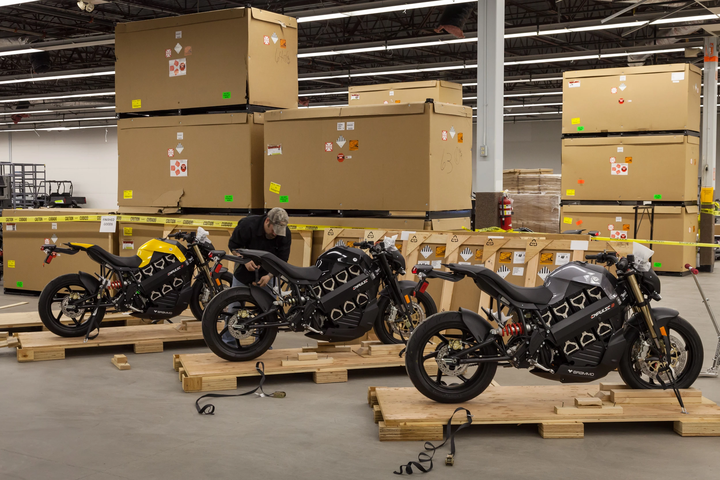 Brammo’s new 100,000 sq ft campus in Southern Oregon is home to the world’s largest electric motorcycle facility