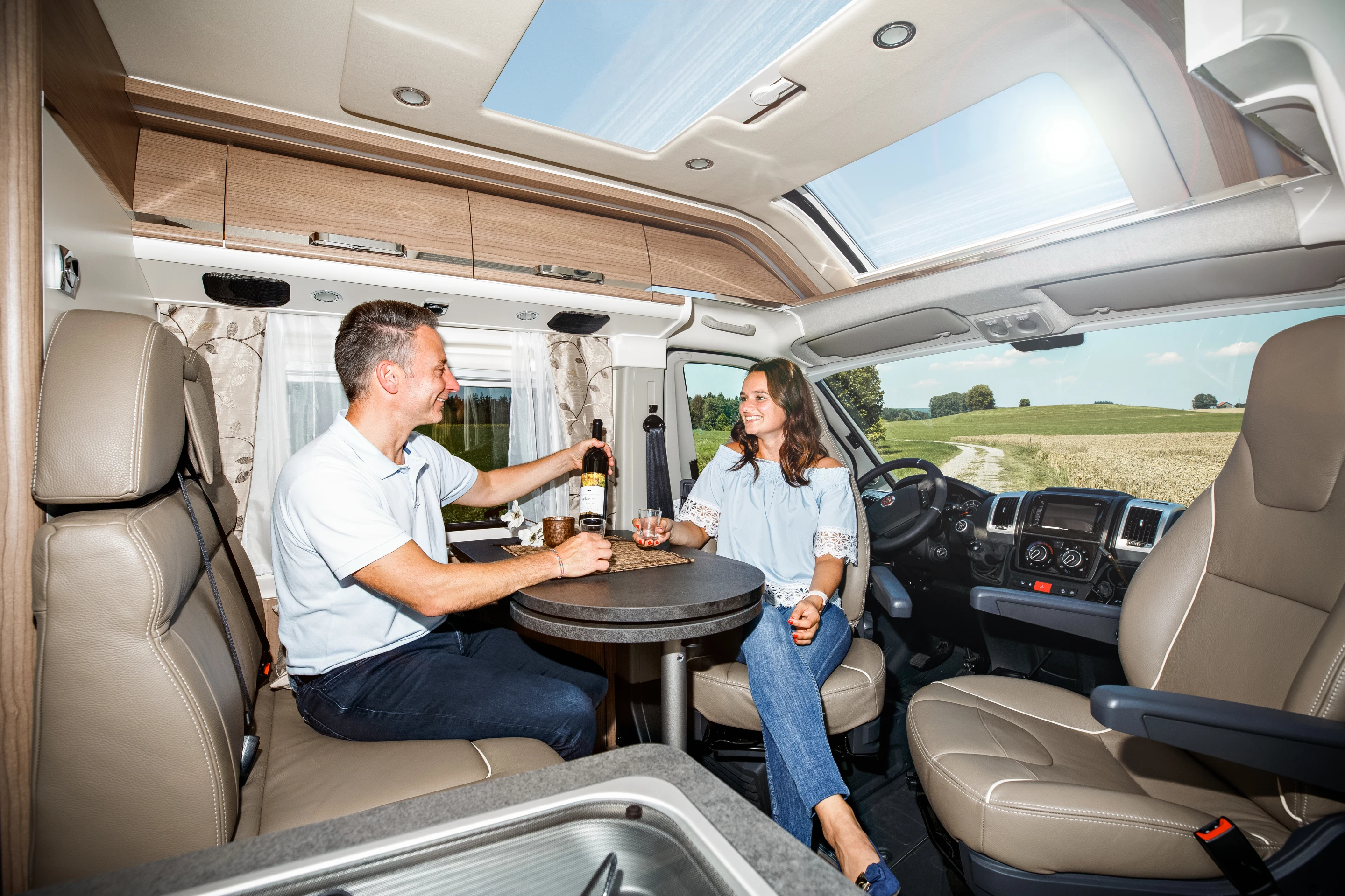 Enjoying a lighter, more seamless lounge space in the Charming GT