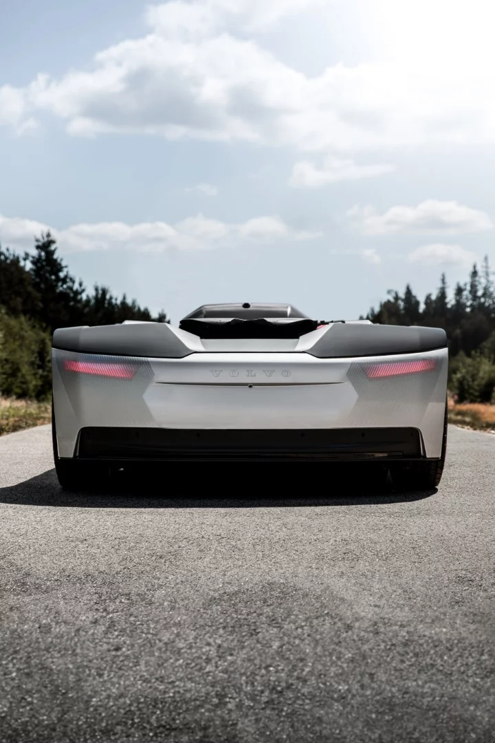 Rear view of Volvo's Vera concept