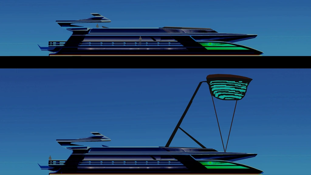 The self-sufficient Ocean Empire LSV superyacht from Sauter Carbon Offset Design