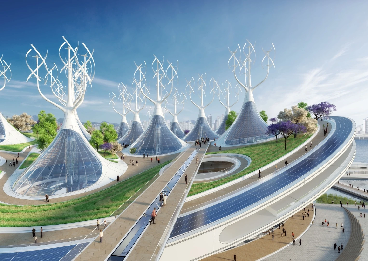 Manta Ray's sustainable energy technology would produce so much electricity it would allow the ferry terminal to power itself and provide a surplus to send to Seoul