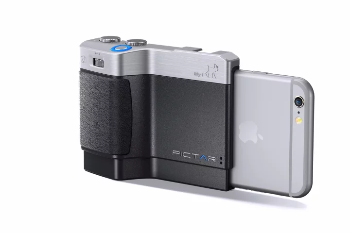 The Pictar works with iPhone models 4 through 6s