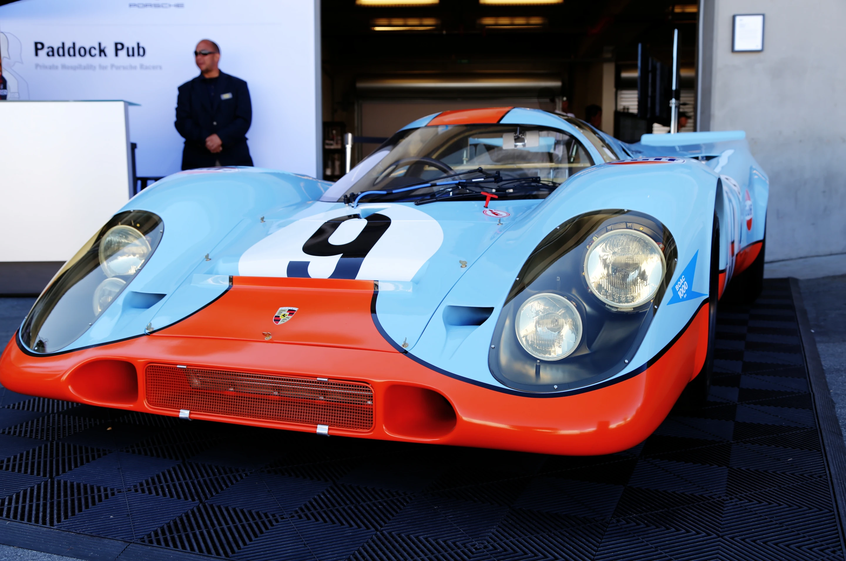 This 1969 Porsche 917 made its first showing since undergoing a significant restoration (Photo: Angus MacKenzie/Gizmag.com)