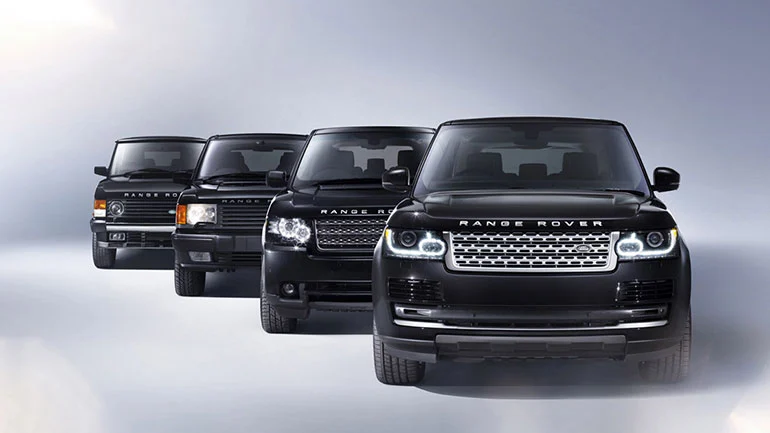 2013 Range Rover and the previous generations