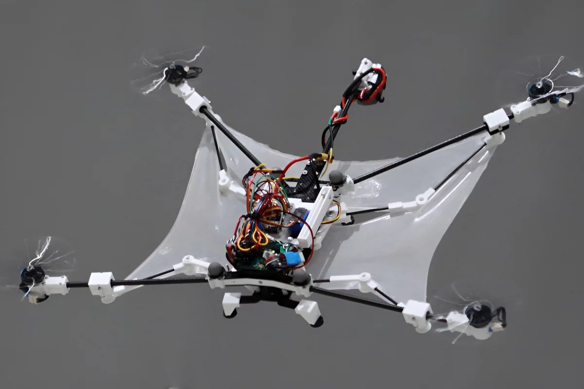 The flying squirrel drone – complete with both wings and a tail