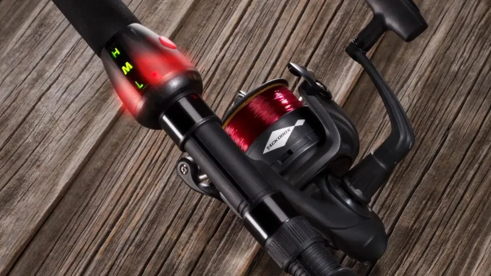 The POLETAP SMARTROD uses a built-in accelerometer to detect fish strikes