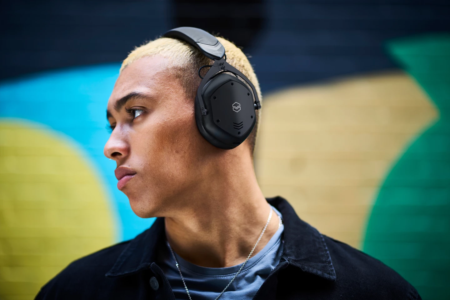 The Crossfade 3 Wireless headphones are available with black, gunmetal or bronze finishes - though custom earcup shields can be optioned in for a more personalized look