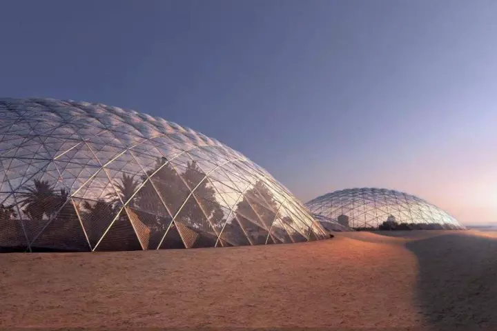 The giant Mars Science City will be a simulation for a city on the Red Planet by 2117