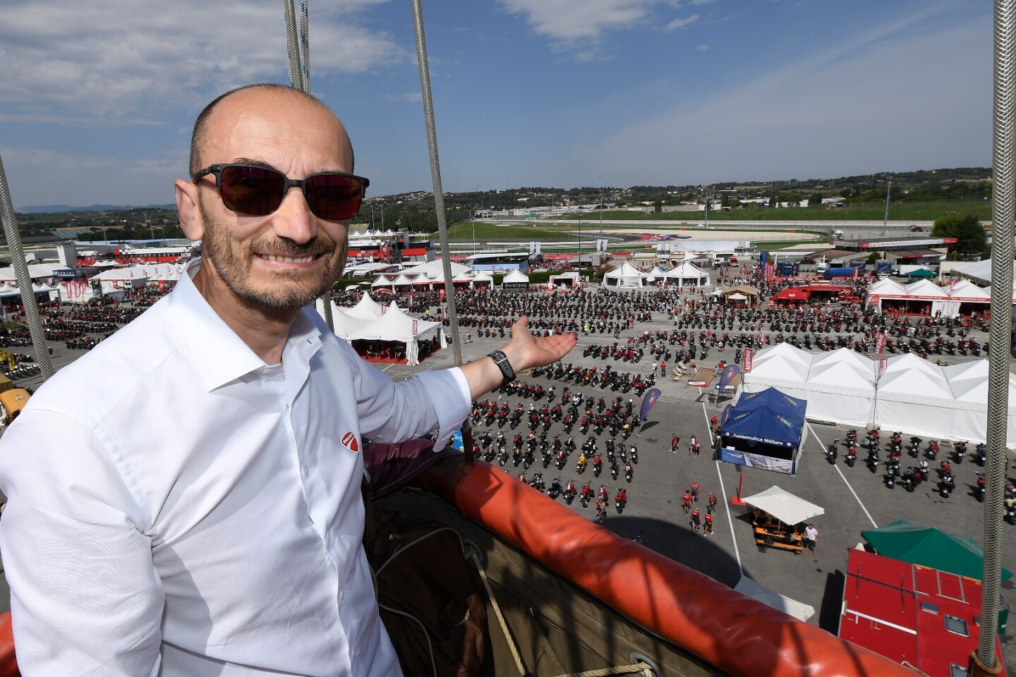 Claudio Domenicali proudly led the tribe at World Ducati Week 2018