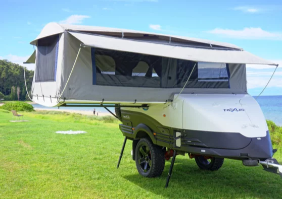 Ultimate says its trailers take about five minutes to set up