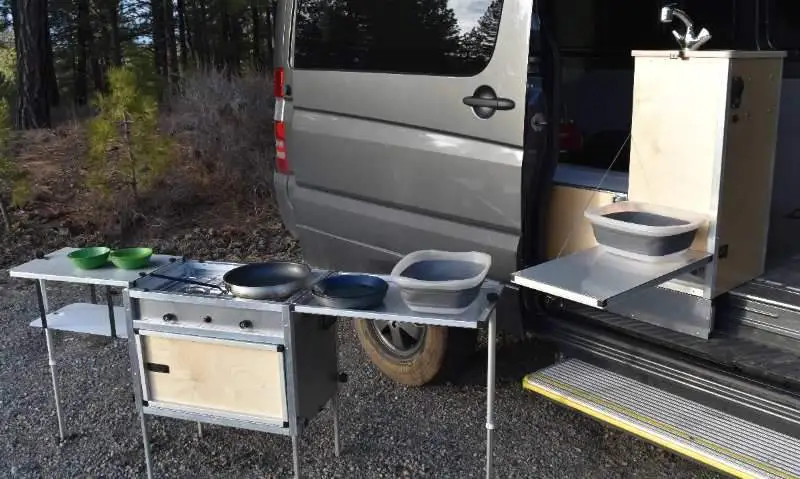 Ready for outdoor cooking